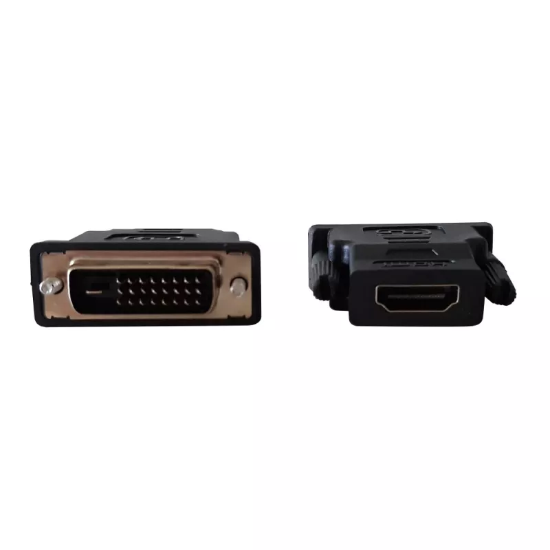 Adaptador de cabo DVI-D preto Techly IADAP-DVI-HDMI-F