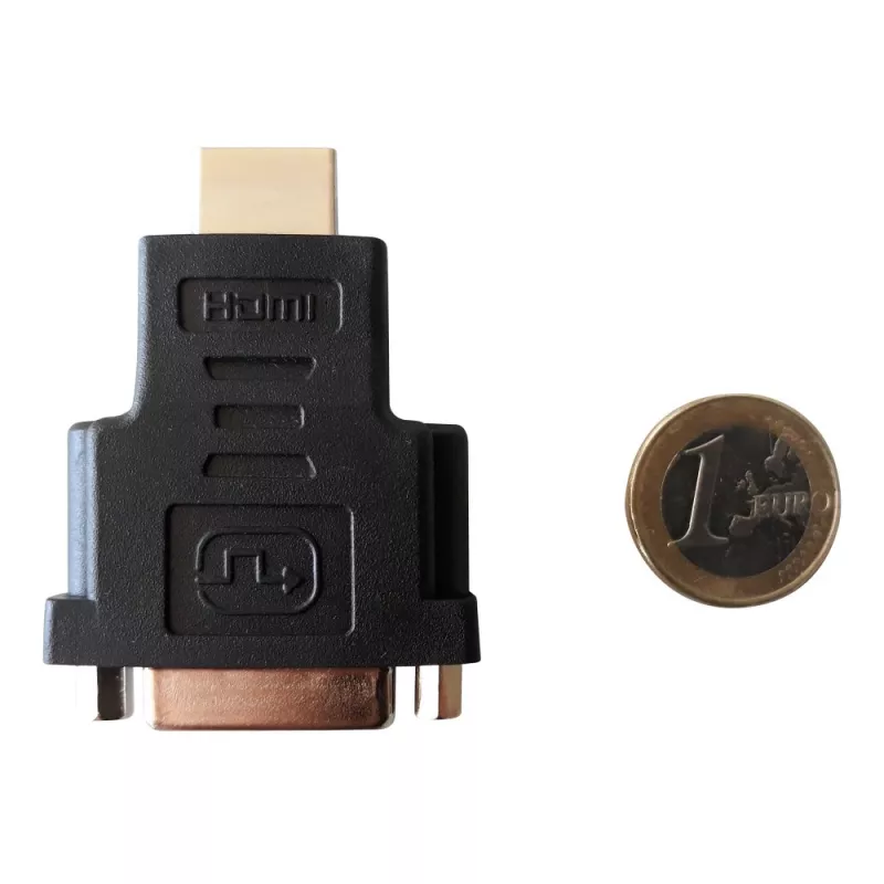 Adaptador Techly HDMI macho para DVI fêmea IADAP HDMI-606