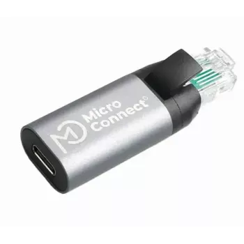 Adaptador de rede MicroConnect MC-USBCFRJ45 USB-C para RJ45
