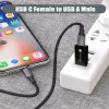 Adaptador USB Techly IADAP USB3-AFT USB A para USB C preto