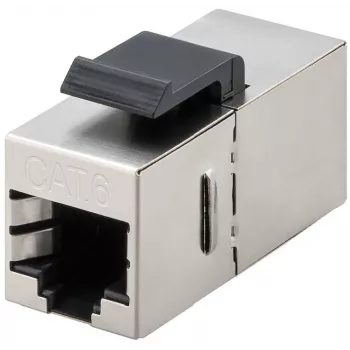 Conector fêmea Keystone MicroConnect MC-CAT6-FTP com design blindado