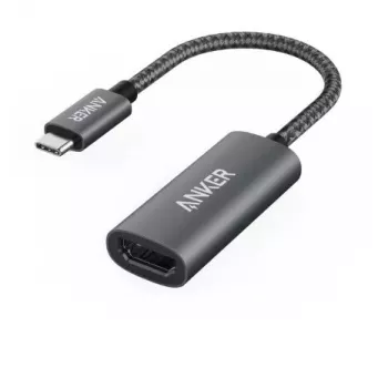 Adaptador gráfico USB Anker A83120A1 — USB 3.2 Gen 1, preto/cinzento, cabo 0,15 m