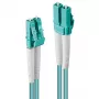 Cabo de patch de fibra ótica Lindy 30m LC-LC OM3 50/125
