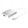 Adaptador de ecrã j5create JUA354 USB 3.0 para 4K HDMI prateado