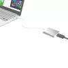 Adaptador de ecrã j5create JUA354 USB 3.0 para 4K HDMI prateado