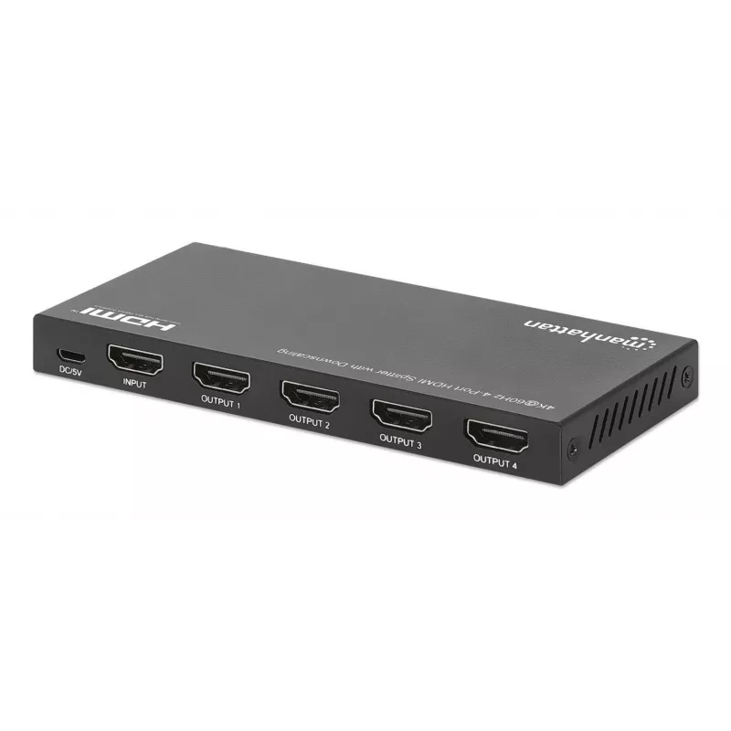 Splitter HDMI Manhattan 4 portas 4K@60Hz com downscaling