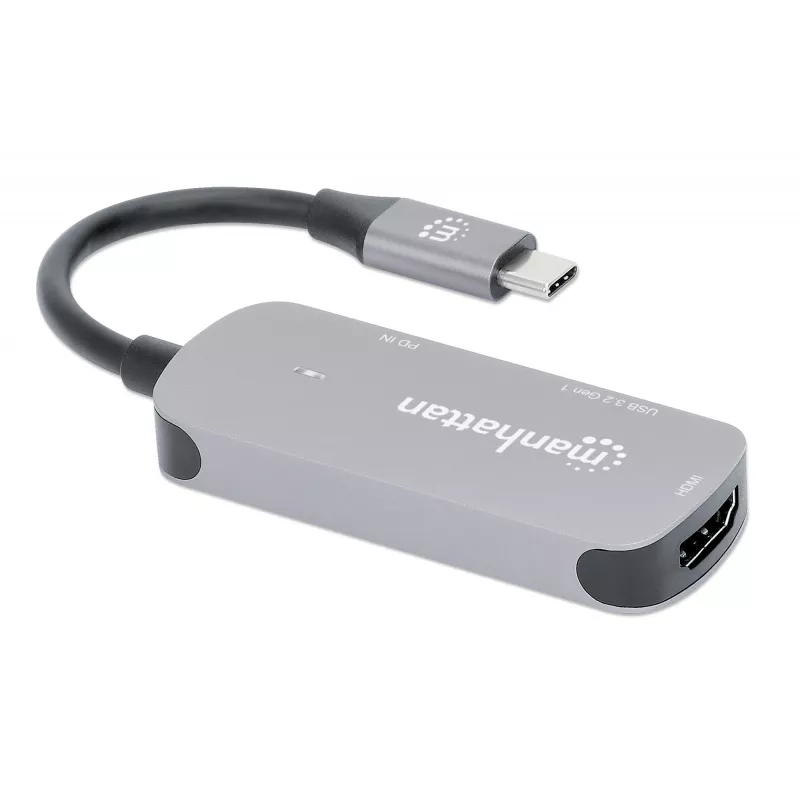 Dock/Hub Manhattan USB-C HDMI USB-A USB-C 100W Power Delivery 4K 60Hz
