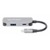 Dock/Hub Manhattan USB-C HDMI USB-A USB-C 100W Power Delivery 4K 60Hz