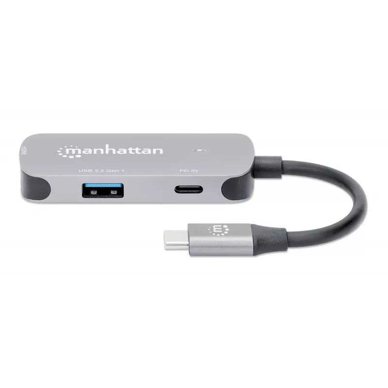 Dock/Hub Manhattan USB-C HDMI USB-A USB-C 100W Power Delivery 4K 60Hz