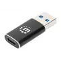 Manhattan 153980 adaptador de USB-C (fêmea) para USB-A (macho), USB 3.2 Gen 2, 10 Gbps
