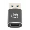 Manhattan 153980 adaptador de USB-C (fêmea) para USB-A (macho), USB 3.2 Gen 2, 10 Gbps