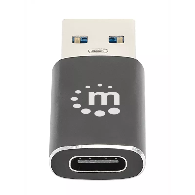 Manhattan 153980 adaptador de USB-C (fêmea) para USB-A (macho), USB 3.2 Gen 2, 10 Gbps