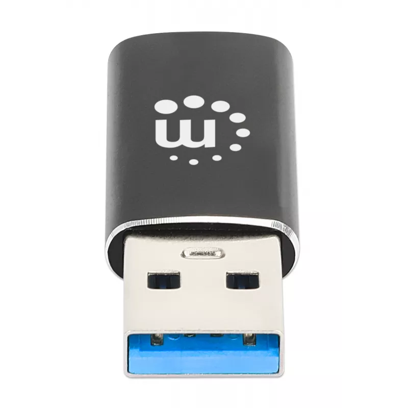 Manhattan 153980 adaptador de USB-C (fêmea) para USB-A (macho), USB 3.2 Gen 2, 10 Gbps