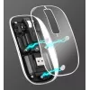 Rato sem fios Manhattan Transparente recarregável USB