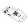 Rato sem fios recarregável USB Manhattan Transparente