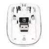 Rato sem fios recarregável USB Manhattan Transparente