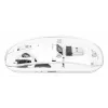 Rato sem fios recarregável USB Manhattan Transparente