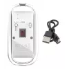 Rato sem fios recarregável USB Manhattan Transparente