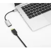 Manhattan 153973 adaptador de USB-C para HDMI, 4K 60 Hz, alumínio, Space Grey