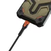 Cabo de carregamento USB-C para USB-C Eaton 1,5 m – núcleo Kevlar, USB 2.0, preto/laranja