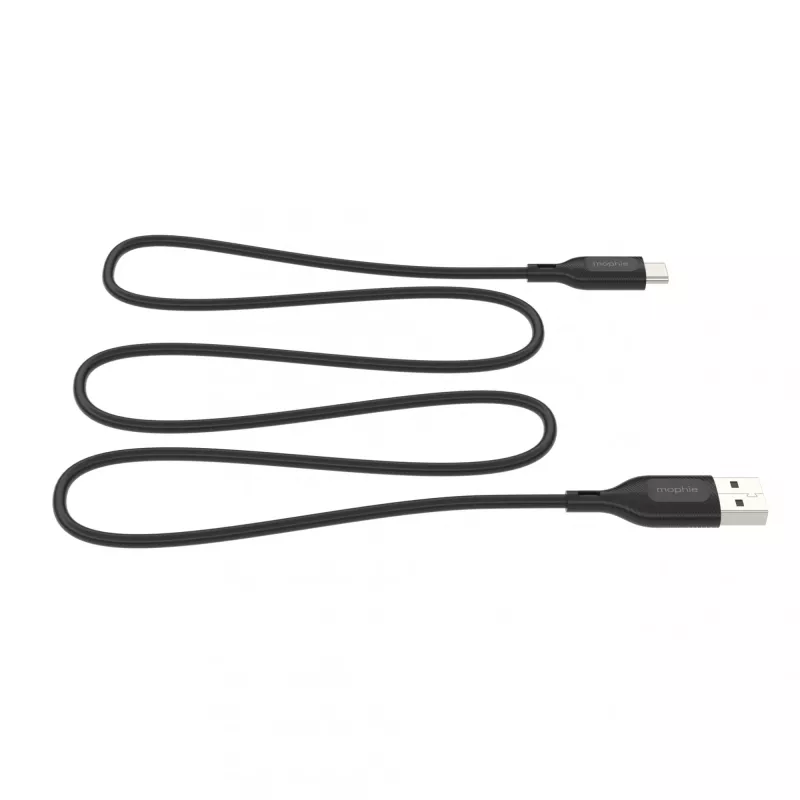 Cabo de carregamento Mophie Essentials | cabo USB 1 m USB 2.0 USB A para USB C preto