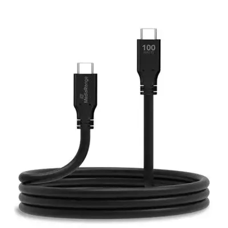 Cabo USB MediaRange MRCS218 3 m USB 3.2 Gen 1 USB C preto