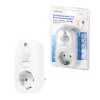 Adaptador de ficha de alimentação LogiLink PA0248 branco