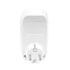 Adaptador de ficha de alimentação LogiLink PA0248 branco