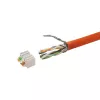 Conector de fios LogiLink MP0057 Cat.6A Cat.7 Cat.7A metálico