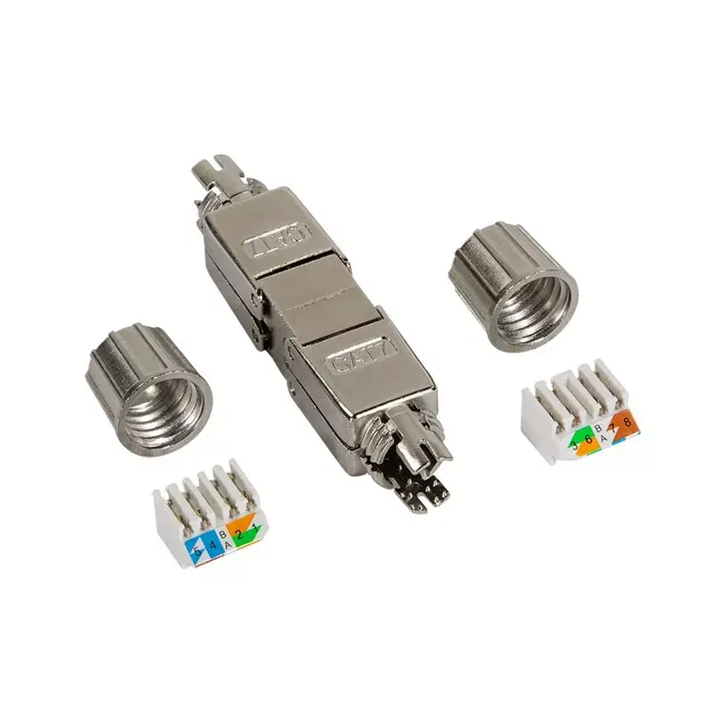 Conector de fios LogiLink MP0057 Cat.6A Cat.7 Cat.7A metálico