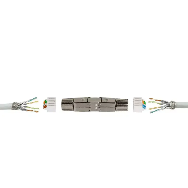 Conector de fios LogiLink MP0057 Cat.6A Cat.7 Cat.7A metálico