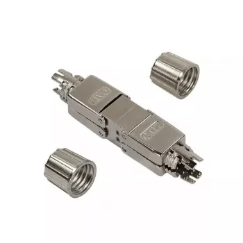 Conector de fios LogiLink MP0057 Cat.6A Cat.7 Cat.7A metálico