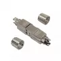 Conector de fios LogiLink MP0057 Cat.6A Cat.7 Cat.7A metálico