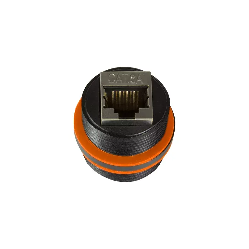 Conector de cabo LogiLink NP0081 2x RJ45 preto