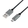 Cabo USB LogiLink CU0132 1 m USB A Micro-USB A cinzento