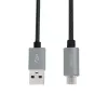 Cabo USB LogiLink CU0132 1 m USB A Micro-USB A cinzento