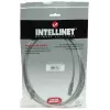 Cabo de rede patch Intellinet, Cat5e, 2 m, cinzento, CCA, U/UTP, PVC, RJ45, contactos banhados a ouro, prevenção de engate, alívio de tensão, garantia vitalícia