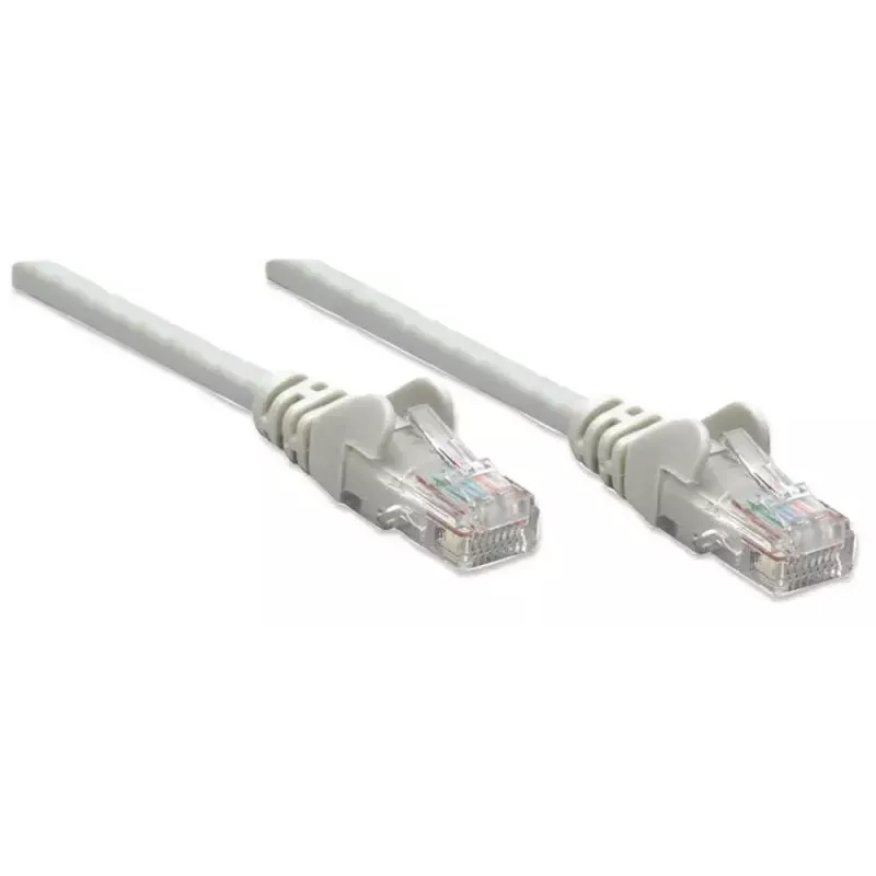 Intellinet 319973 cabo de rede patch Cat5e U/UTP, 2x RJ45, moldado, 15 m, cinzento