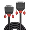 Cabo DVI-D Dual Link Lindy 5 m, linha preta