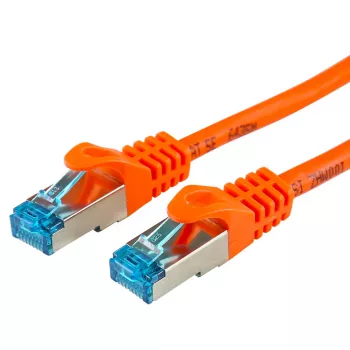 Cabo de rede LOGON TCR55SS100O Cat5e SF/UTP (S-FTP) laranja 10 m RJ-45–RJ-45