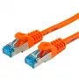 Cabo de rede LOGON TCR55SS050O Cat5e SF/UTP (S-FTP) 5 m laranja RJ-45–RJ-45