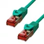 Cabo Ethernet ProXtend CAT6 RJ-45 F/UTP 20 m verde