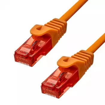 Cabo Ethernet ProXtend CAT6 RJ-45 U/UTP 30CM laranja
