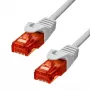 Cabo Ethernet ProXtend CAT6 RJ-45 U/UTP 7 m cinzento