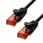 Cabo Ethernet ProXtend CAT6 RJ-45 U/UTP 7m preto