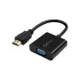 Adaptador de cabo de vídeo Microconnect HDMVGA1B 0,15 m HDMI Type-A (Standard) VGA (D-Sub) preto