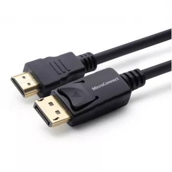 Adaptador de cabo de vídeo Microconnect MC-DP-HDMI-500 5 m DisplayPort preto