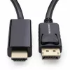 Adaptador de cabo de vídeo Microconnect MC-DP-HDMI-500 5 m DisplayPort preto