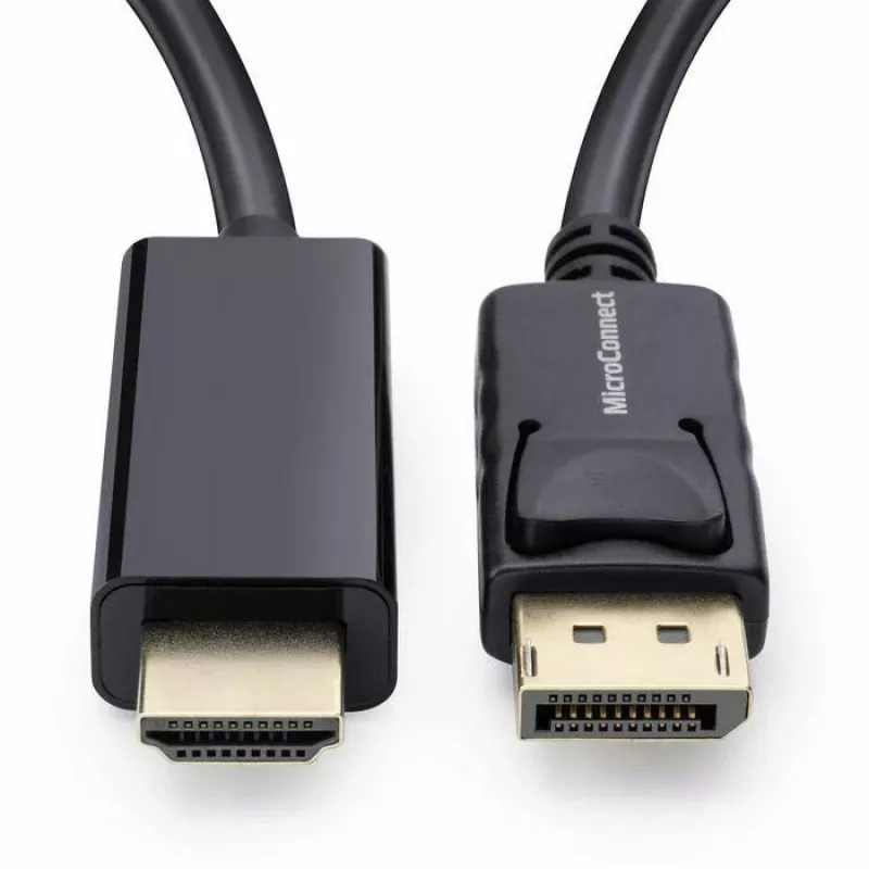 Adaptador de cabo de vídeo Microconnect MC-DP-HDMI-500 5 m DisplayPort preto