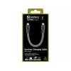 Cabo USB-C Sandberg Survivor 0,2 m 100 W preto branco